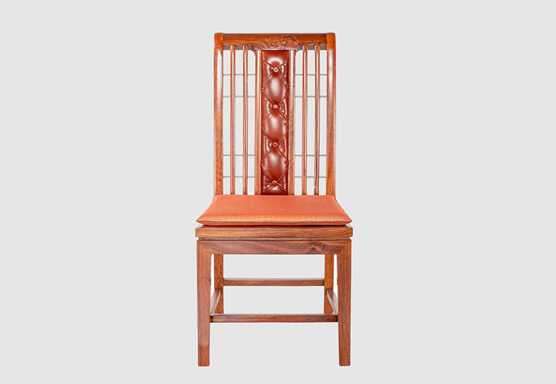 克拉玛依芙蓉榭中式实木餐椅效果图